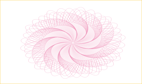 團花防偽標簽美觀大方