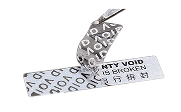 塑膜揭開防偽標簽的特點